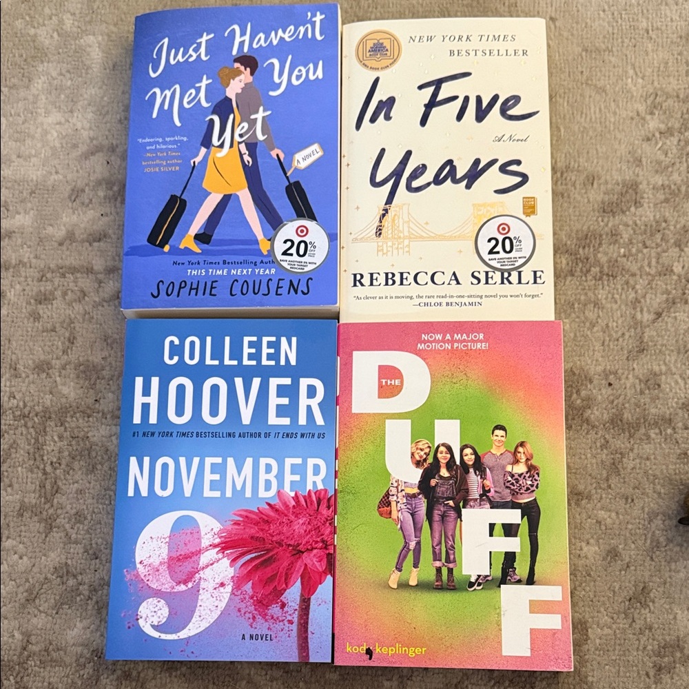 Set of Four Popular Novels